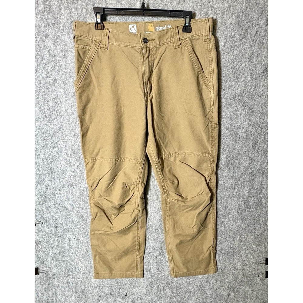 Carhartt Men's Pants Tag Sz 34 X 30 Relaxed Fit Full Swing Cargo Pants Gathered